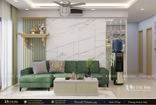 Thiết kế nội thất căn hộ chung cư cao cấp Emerald Celadon City 104m2